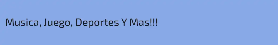 Musica, Juego, Deportes Y Mas!!!